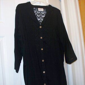 Swimsuit Coverup Black